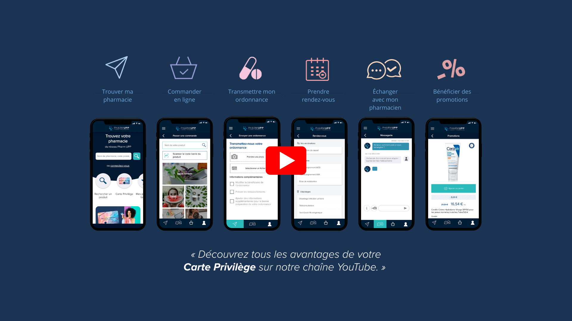 Carte privilège - Pharmupp